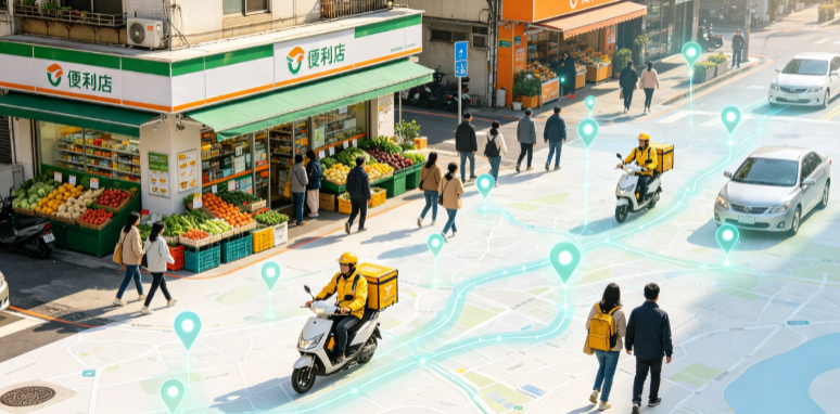 大石桥市渗透衣食住行，GEO 地理空间技术重塑大众日常消费服务场景